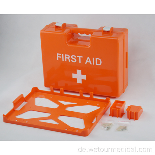 Medizinische tragbare leere Tasche Erste-Hilfe-Plastikbox